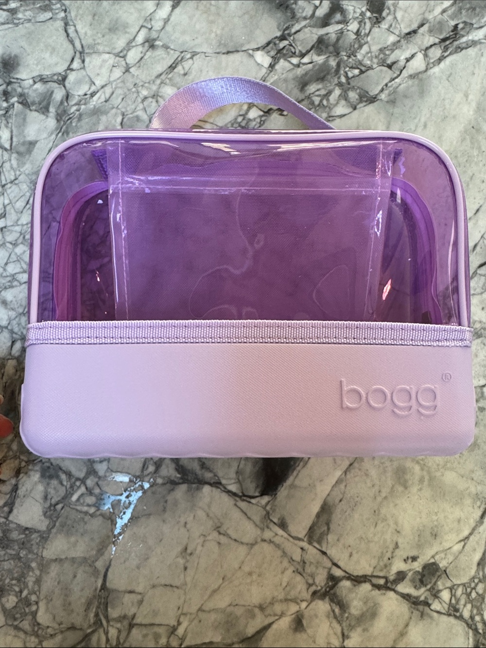 BOGG BAG Purple Clear Boggs and Ends Bag